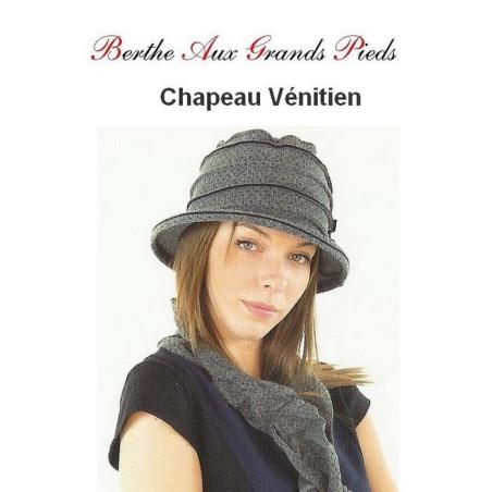 Chapeau Retro Venitien Berthe Aux grands pieds