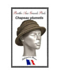 Chapeau Retro Venitien Berthe Aux grands pieds