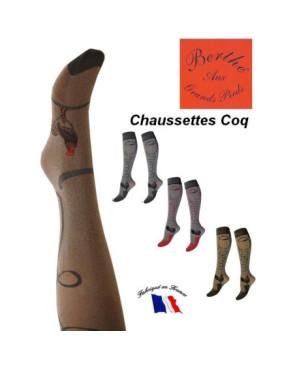 Mi bas Coccorico irisé Berhe aux grands pieds assortiments