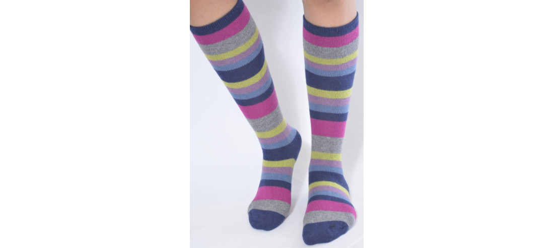 Mi bas chauds laine et cachemire