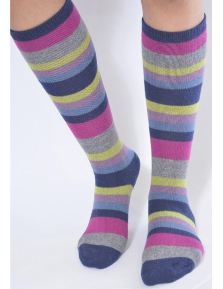 Mi bas chauds laine et cachemire