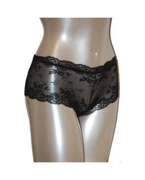 Shorty Fine dentelle Moretta noir