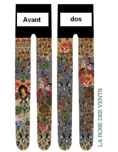 collant imprimé rigolo marieantoilette rose des vents 2