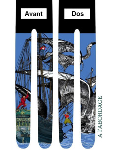 Collant imprimé ludique de moussaillon à l'abordage 2