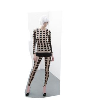 MarieAntoilette Femme Collant Marieantoilette imprimé Océane 2