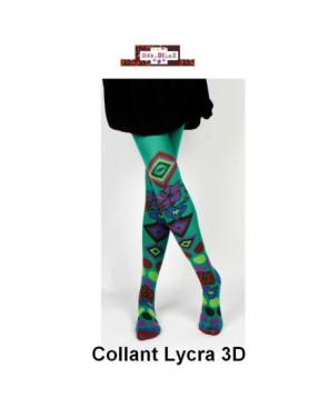 Collant Lycra Dub et Drino création vert profond