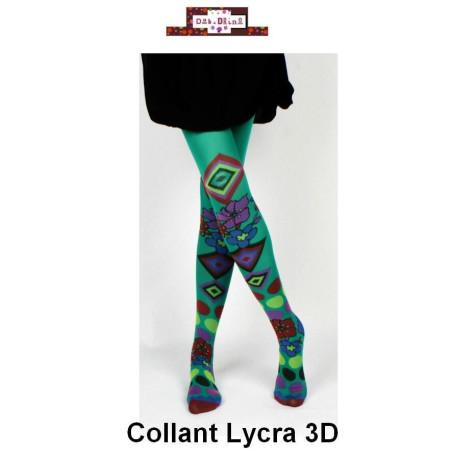 Collant Lycra Dub et Drino création vert profond