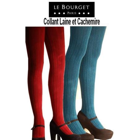 Collant Laine et cachemire Le Bourget vif