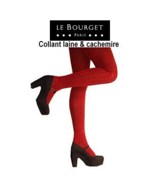 Collant Laine et cachemire Le Bourget vif