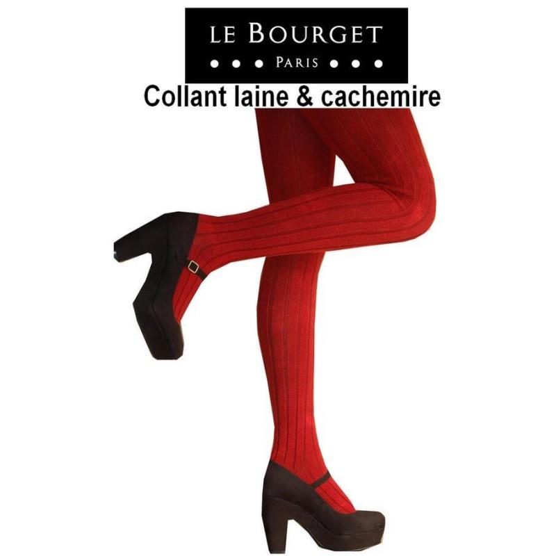 Collant Laine et cachemire Le Bourget vif