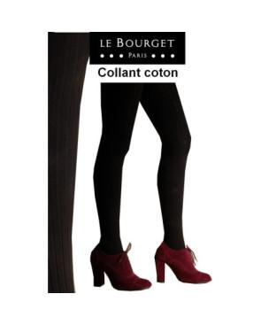 Collant Le bourget Coton Cotes Angela noir