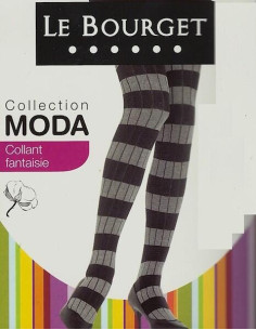 Collant A cotes larges Rayures