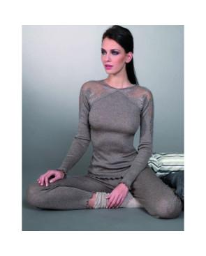  Chemise ML Moretta col rond dentelle