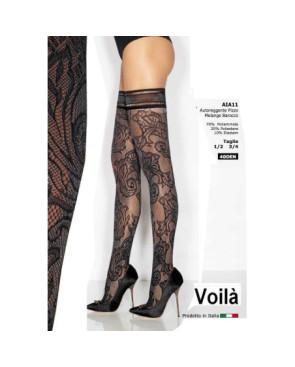 Bas Top Dentelle grise Voilà