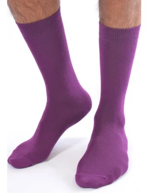 Chaussettes sympa coton délire violette