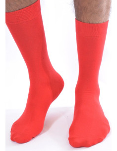 Chaussettes Rouge brique MAcahel 2