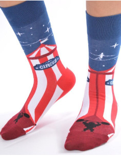 Chaussettes de cirque sympas et à l'ancienne