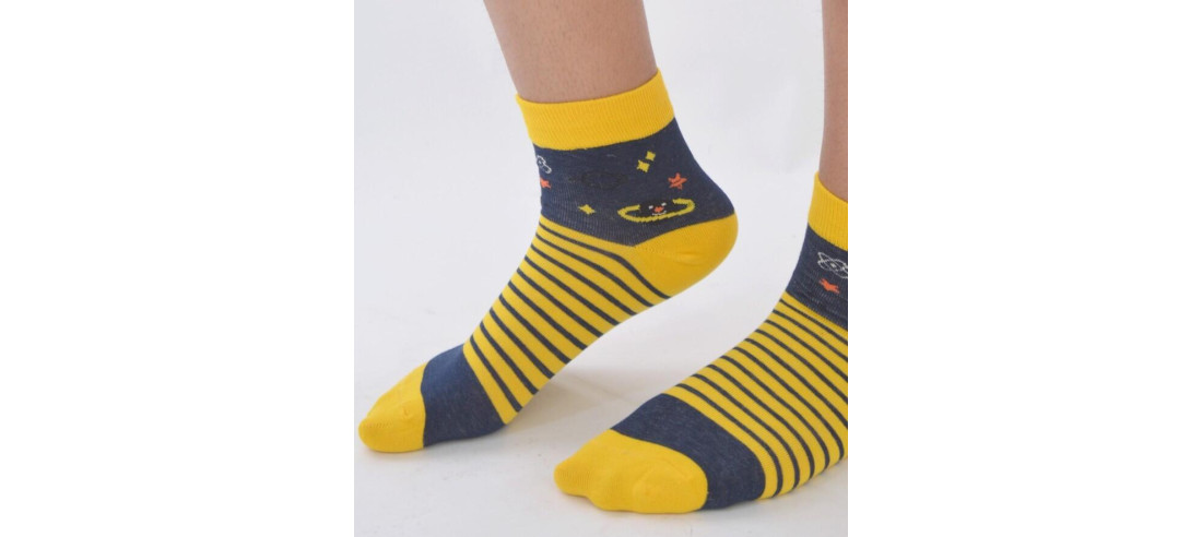 chaussettes rayures étoiles