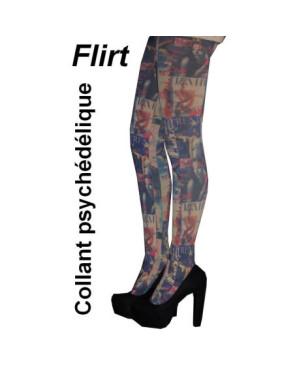 Collant Flirt Magazine psychédélque