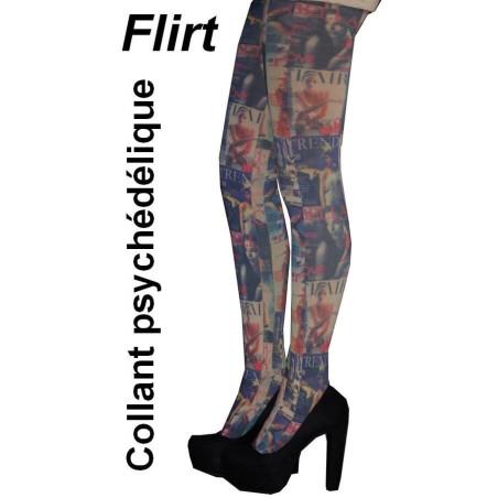 Collant Flirt Magazine psychédélque
