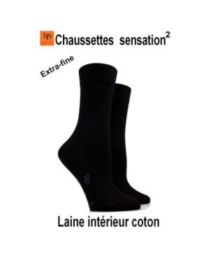 Chaussettes Sensation Doré Doré laine et coton