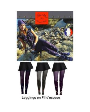 Leggings fil d'ecosse Berthe aux grands pieds assortiment