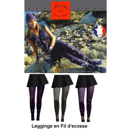 Leggings fil d'ecosse Berthe aux grands pieds assortiment