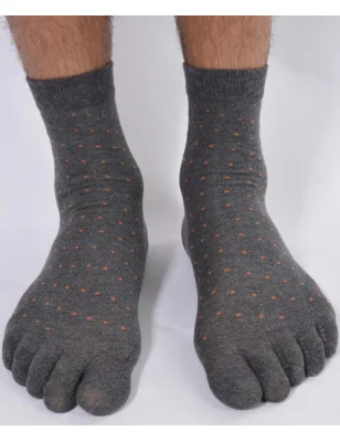 chaussettes fantaisie à doigts de pieds