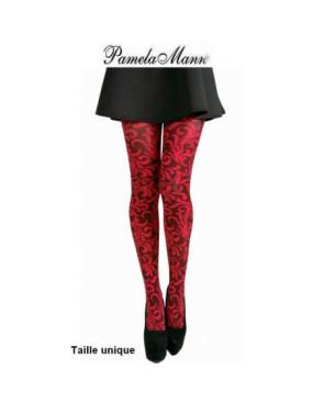 collant imprimé Henné rouge Pamela Mannn