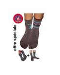 Pack Chaussettes Les petits Caprices  taupe