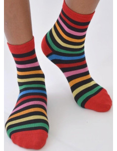Cahussettes rayures tendance ludiques