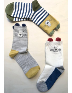 Coffret de chaussettes 3 ours