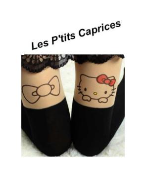Collants les p'tits Caprices Hello Kitty