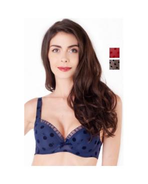 Soutien Gorge Piège balconnet Joanna marine