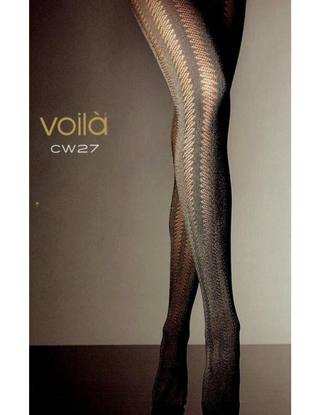 Collant effet striures verticales