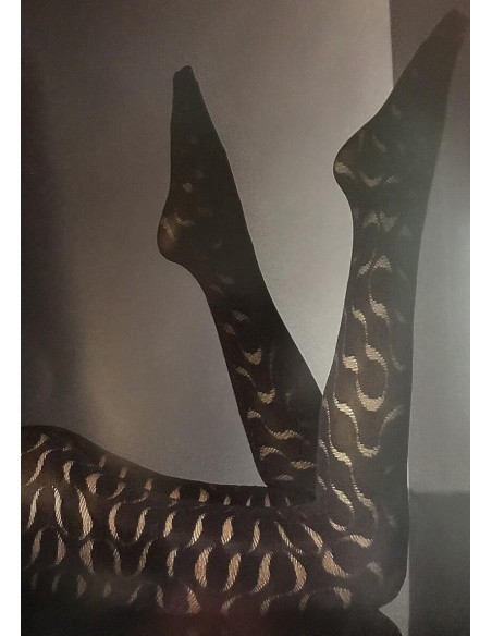 Voilà Femme Collant effet Marbré opaque