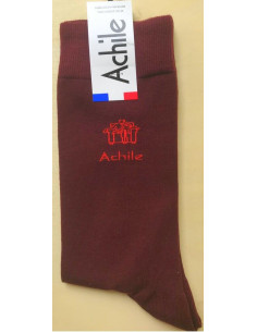 chaussettes achile gentleman bordeaux