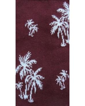  Chaussettes Bonne maison vigne Palmiers détail