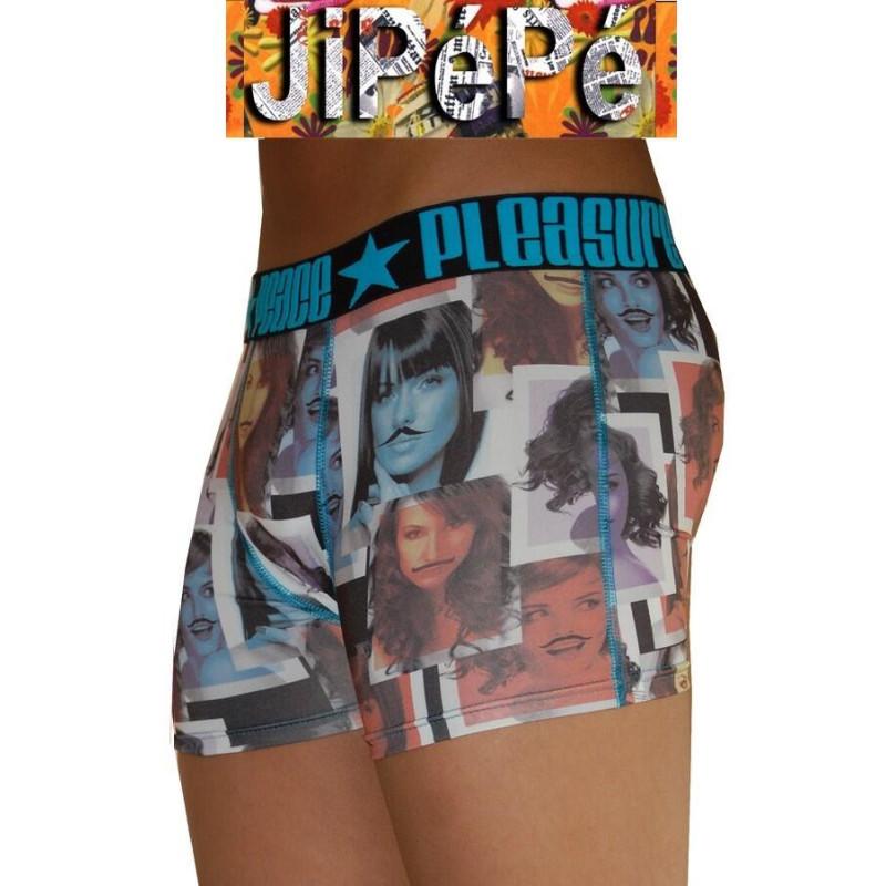 Boxer Jipépé femmes à moustaches