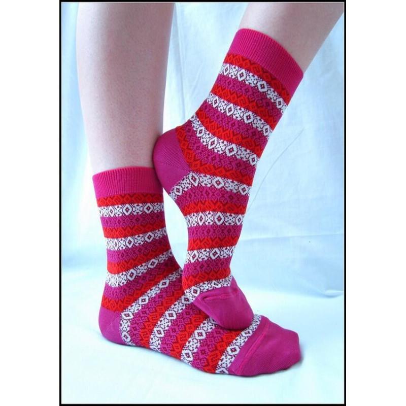chaussettes Punto Blanco Rayures Missoni