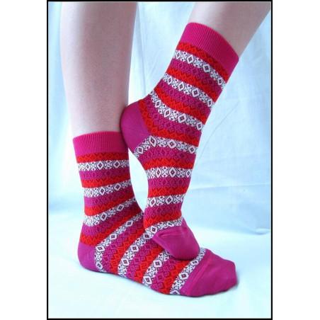 chaussettes Punto Blanco Rayures Missoni