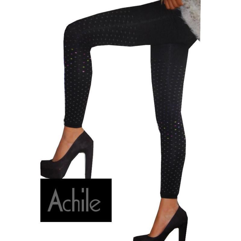 Leggings Achile plumetis colors  de coton