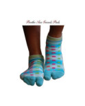 Socquette Japonaise Berthe aux grands Pieds Azur