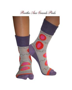 Chaussettes Japonaises Berthe aux grands pieds Joncquille