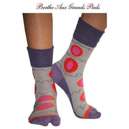 Chaussettes Japonaises Berthe aux grands pieds Joncquille