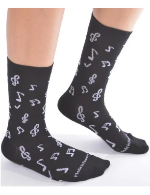 Chaussettes made in France notes de musique
