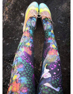 MarieAntoilette Femme Collant Mariantoilette Siréne Et Poulpe