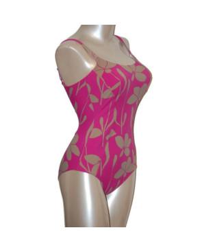 Emrpeinte Nageur Hawai fushia face