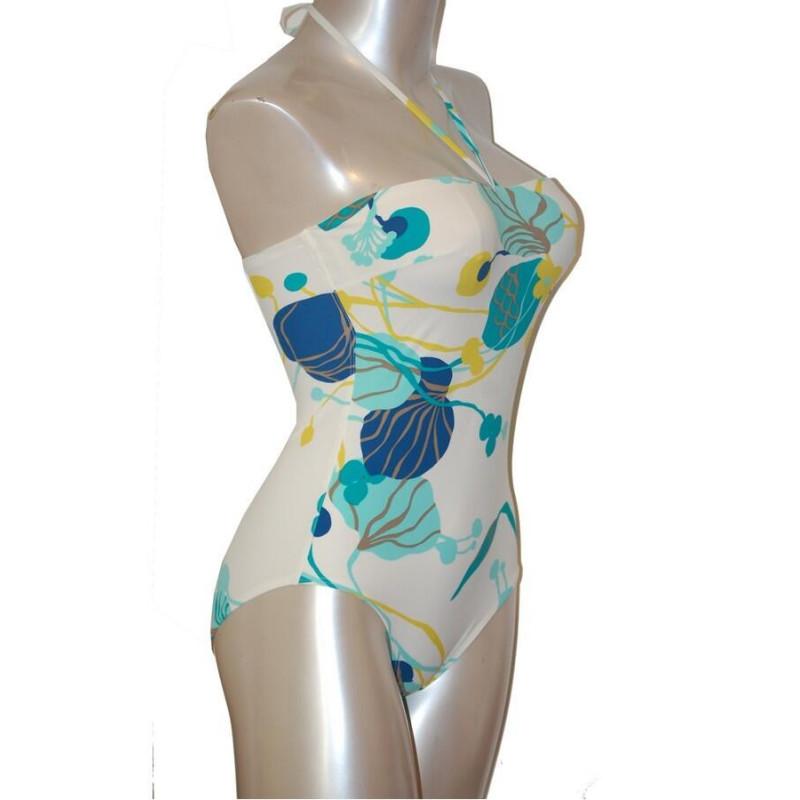 Empreinte Bustier 1p psyché Abstrait blanc