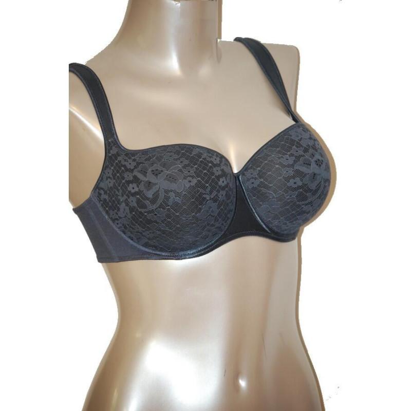 Soutien gorge Empreinte Mélody pigeonnant Gris